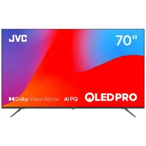 TV JVC 70" LED Smart 70KM858 Qled Pro 4K Google TV