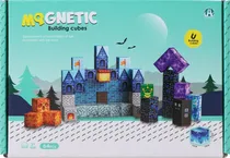 Cubos Magnéticos de Construção Magnetic Building Cubes Chuang Huang - CH1392 (64 Pçs)