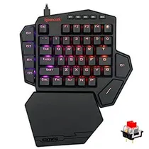 Teclado Gamer Mecânico Redragon K585RGB Diti USB / RGB / Red / Inglês - Preto