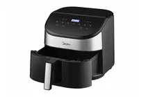 Midea Freidora Airfryer MF-CY55WK2 5.5L 2250W Digi.220V 50/60HZ Negro