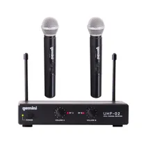 Microfone Gemini Uhf 02M Mao Duplo