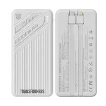 Transformers Cargador Portatil TF-D28 10000MAH c/Cable White