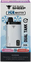 Vape Descartável The Black Sheep 30K Açaí Grape/Strawberry Kiwi - 30000 Puffs
