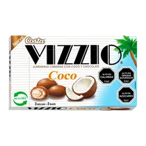 Vizzio Chocolate/ Almendras c/Coco 110GR