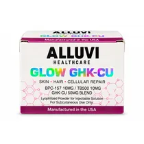 Alluvi Glow GHK-Cu 10/10/50MG + 2ML Agua Bacteriostatica