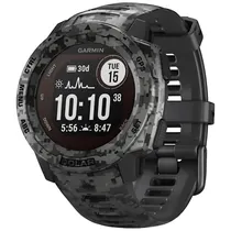 Relógio Smartwatch Garmin Instint Solar Edição Camo - Grafite (010-02293-05)