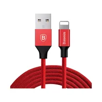 Cable Baseus CALYW-C09 USB-A A Lightning 3M Rojo - Negro