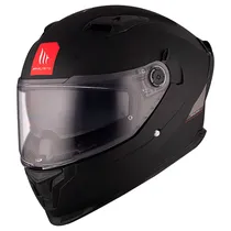 Capacete MT Helmets Braker SV Solid A1 - Fechado - Tamanho M - com Óculos Interno - Matt