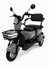 Triciclo Elétrico Midi Pro MDP-X3PRO-1000W-Cinza