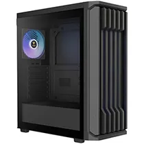 Gabinete Gamer Gamdias Aura GC11 Argb Mid Tower / 4 Cooler / Argb - Preto