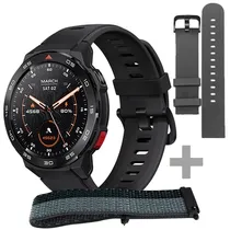 Relógio Mibro GS Pro XPAW013 com GPS/Bluetooth - Preto + 2 Pulseiras