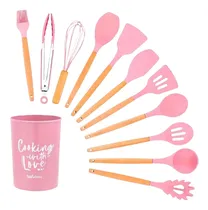 Kit Utensilios de Cocina 12PCS Pink