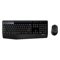 Kit Teclado e Mouse Logitech MK345 920-007820 Sem Fio Espanhol - Preto