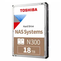 HD Toshiba N300 Nas 18TB 3.5" SATA 3 7200RPM - HDWG81JXZSTA