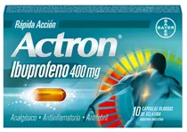 Actron 400 Ibuprofen 400MG (10 Capsulas)