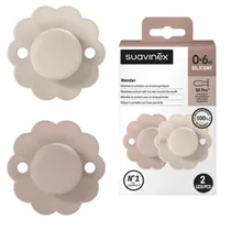 Suavinex Nursery Chupete Fisio s 0/6M 2UND. WONDERI3 Sil 0-6M+ 3308400-Mau