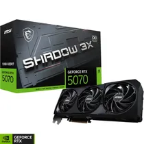 Placa de Vídeo MSI Geforce RTX 5070 Shadow 3X Oc 12 GB GDDR7 (G5070-12S3C)
