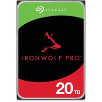 Disco Rígido Interno Seagate Ironwolf Pro Nas 20 TB 3.5" SATA III 7200 RPM 256 MB (ST20000NT001)