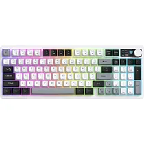 Teclado Gamer Onikuma Gaming MT902 96% RGB Sem Fio - Branco (Inglês)