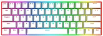 Teclado Gaming Redragon Dragonborn K630W-RGB - Branco (Inglês com Fio)