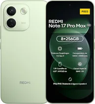 Celular Xiaomi Redmi Note 17 Pro Max 5G 8GB+256GB Verde