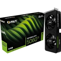 Placa de Vídeo 8GB RTX5060TI Dual Palit NE7506T019P1-GB2062D