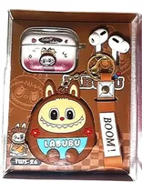 Fone Infantil Labubu TWS-26 Earphone c/Chaveiro Salmon BT