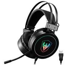 Headset Gamer Satellite AE-358 RGB / com Fio - Preto