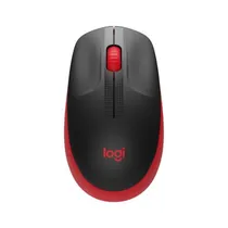 Mouse Logitech M190 Preto/Vermelho 910-005904