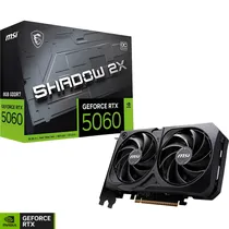 Placa de Vídeo MSI Geforce RTX 5060 Shadow 2X Oc Edition 8 GB GDDR7