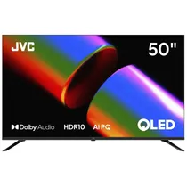 TV Smart 50"JVC 50KM758 Qled 4K Google TV/ HDMI/ BT/ HDR10/ Dolby/ Black