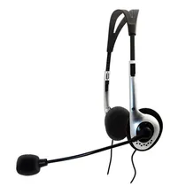 Auricular Argom ARG-HS-0088 Classic 88 c/Micro 3.5MM - Black/Silver