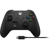 Controle Sem Fio Microsoft 1914 para Xbox X/s + Cabo USB-C - Preto