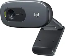 Webcam Logitech C270 HD 960-000694 com Microfone Integrado