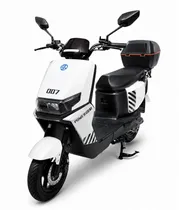 Moto Elétrica Midi Pro MDP-007 | 1000W 60V/24AH Branco/Cinza (Acompanha Capacete)