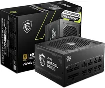 Fonte MSI Mag A850GL 850W 80 Plus Gold PCIE5 Full Modular White