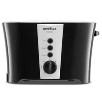 Britania Tostadora Tosta Pane Inox 850W/7NIVEL 220V/60HZ Negro/Plata
