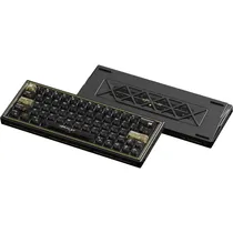 Teclado Gamer Mecânico Wlmouse HUAN63 60% RGB USB-C Magnesium Switch Starlight - Preto (Inglês)