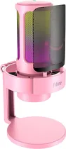 Microfono Fifine A8P RGB/3.5MM/Pink