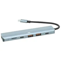Hub Adap 6X1 Tipoc Mtek DS-61TC USB HDMI4K/2USB/