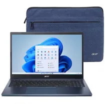Notebook Acer Aspire Go 15 AG15-21PT-R0E2 - AMD Ryzen 5-40 2.8GHZ - 16/1TB SSD - 15.6" - Touchscreen - com Estojo - Steam Blue