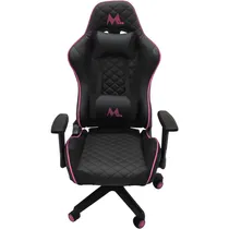 Cadeira de Escritório Gamer Mtek MK01 - Preto/Rosa