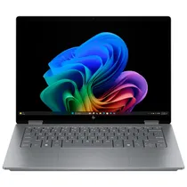 Notebook HP Omnibook X Flip 2 Em 1 14-FK0013DX 14" AMD Ryzen Ai 5 340 16 GB LPDDR5X 512 GB SSD Touch - Meteor Silver (Recondicionado)