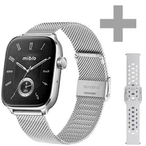 Relógio Mibro Fit XPAW027 com GPS/Bluetooth - Prata + Pulseira