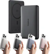 Carregador Portatil Wireless Baseus Picogo AM41 QI2 Magnetic 20W 5.000MAH BK P1007680C123-00