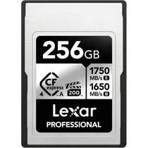 Memória Cfexpress 4.0 Lexar Professional Prata Tipo A 1750-1650 MB/s 256 GB (LCAEXS4256G-Rneng)