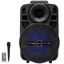 Caixa de Som Prosper P-1087 8" 2.000 Watts P.M.P.O com Bluetooth/USB/FM - Preta