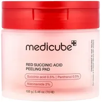 Almohadillas Exfoliantes Medicube Red Succinic Acid Peeling Pad de 70 Unidades
