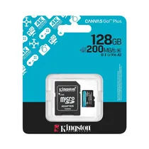 Cartão de Memória SD MICRO128GB Kingston C. Go Plus 200MB