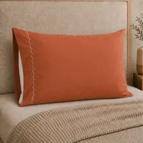 Funda de Almohada Simple Zhome 0.50X0.70CM - Light Brown